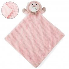 BC46-P: Pink Waffle Lion Comforter